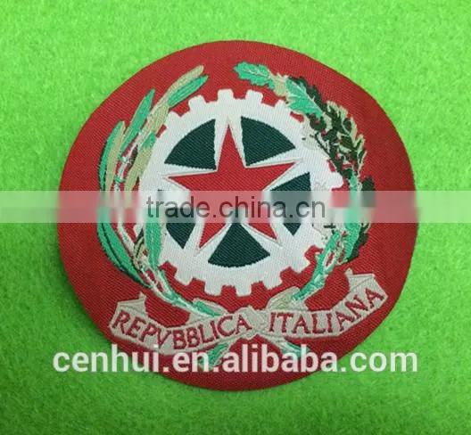 Custom recyclable, new fashion ,low price ,high-density woven patches
