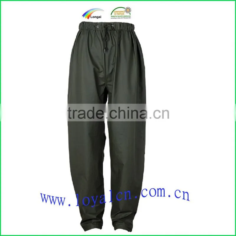 men black waterproof rain custom pants
