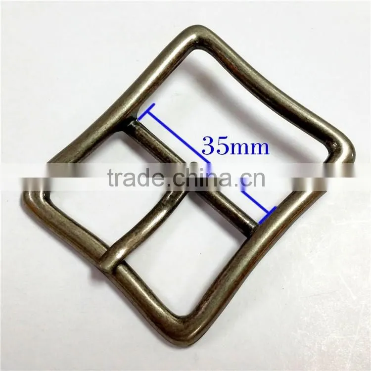 hook and loop buckle D shape buckle gold pin metal buckle