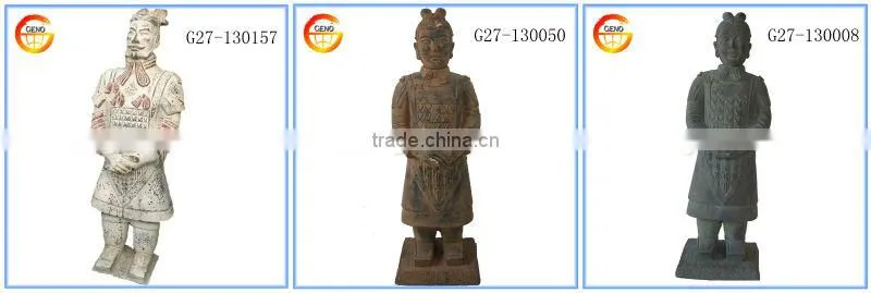 Hot Sales terracotta warrior garden statue for resin warrior