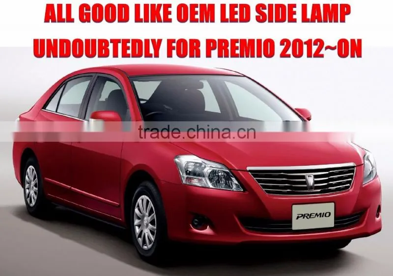 Body kit FOR Toyota PREMIO JAPAN LED CAR SIDE LAMP LIGHT Guide Lamp
