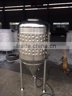 50L Conical Jacketed Fermenter with dimple jacket