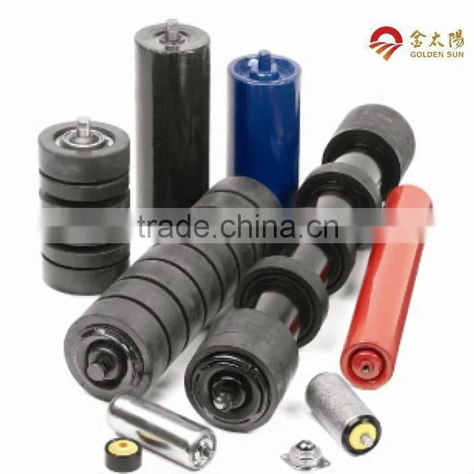-80degree Celsius impact roller conveyor,cold resistant conveyor impact roller for bulk material handling conveyor
