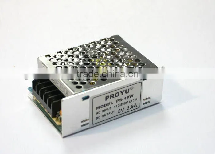 19W 3.8A switching power supply AC input:110V/220V DC 5V PY-12V2A