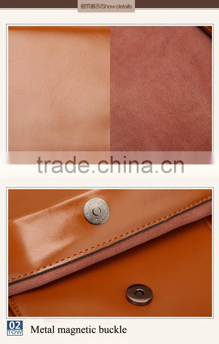 china 2016 new products leisure leather backpack for girls