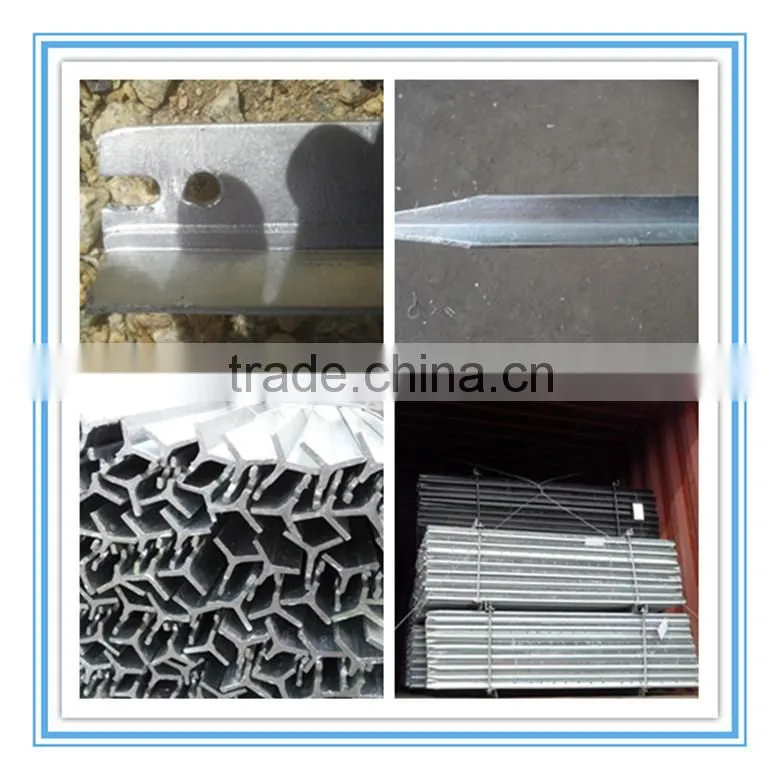 high quality Galvanized star picket Y post