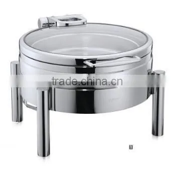 Indian chafing dish, serving dishes with stand
