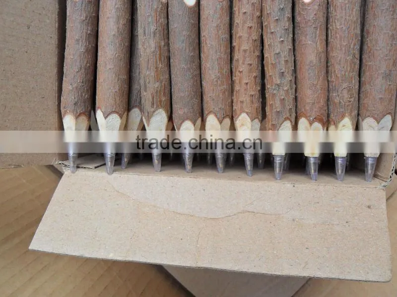 Promotion cheap wood pen best choice for gift and promotion twig pencil Twig pen
