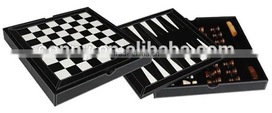 Top Grade 2 in 1 Children Educational Chess Backgammon Game