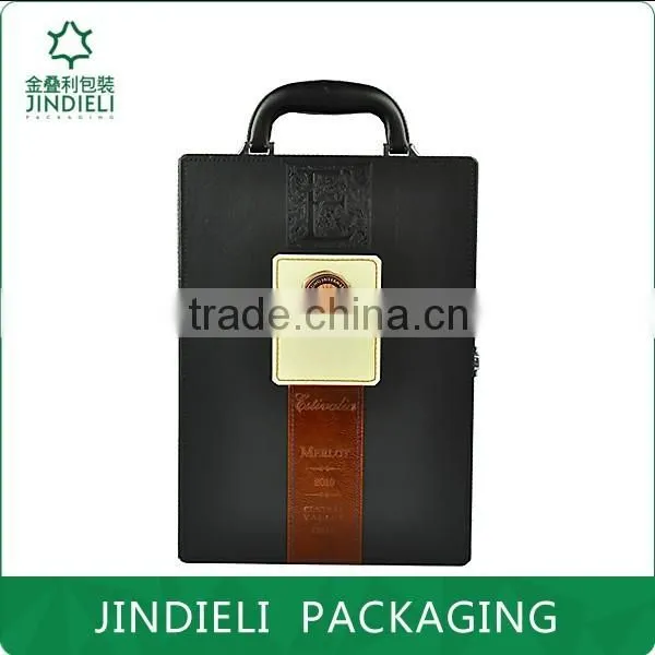 Antique gift wooden wine box packing