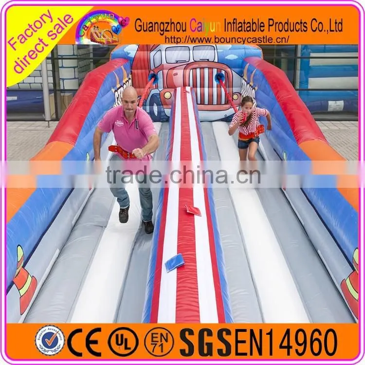 Inflatable Jumping Trampoline Bungee Run