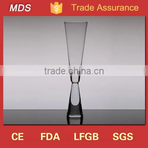 Handmade pearl stem clear wine glass/Cheap wine glasses wholesale glasses