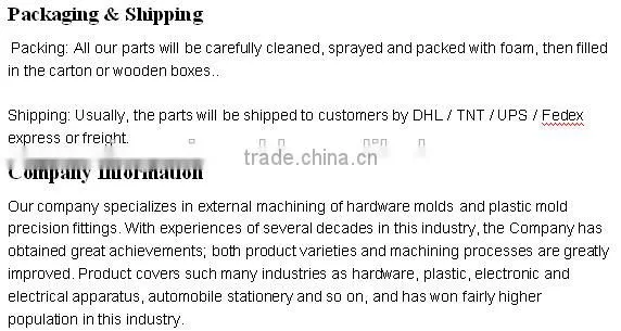 High Quality High Precision OEM component parts manufacturer mechanical turned parts Mechanical Parts