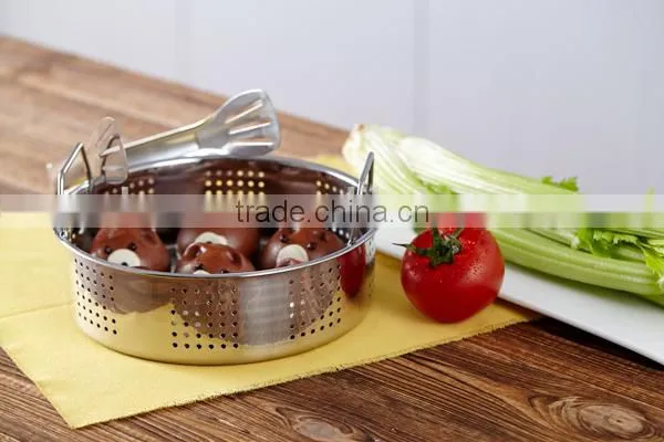 Charms double handles stainless steel steamer