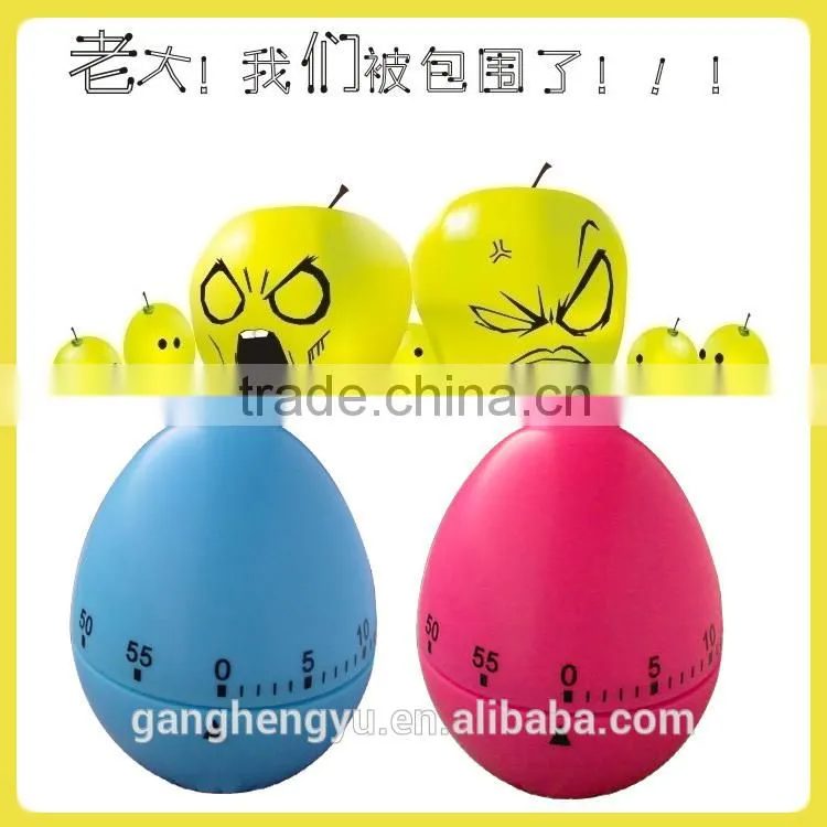 Countdown egg mechanical kitchen timer