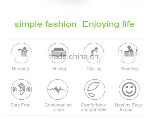 2016 hot sale Wireless Bone sport conduction Headphone Headset