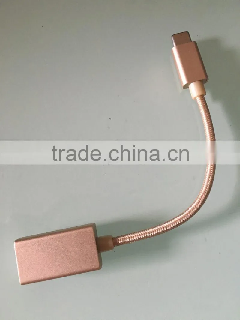 Newest high quality oem usb 3.1 type c cable to usb 2.0 AM cable 150mm