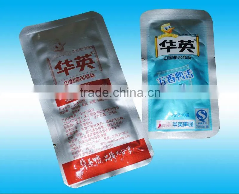 Hot sale Aluminium foil packaging bag for food