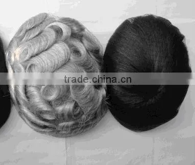 Indian remy hair system for men hair replacement