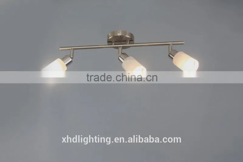 360 degree rotate frosted glass GU10 led spot ceiling lamp Zhongshan Coozen lighting
