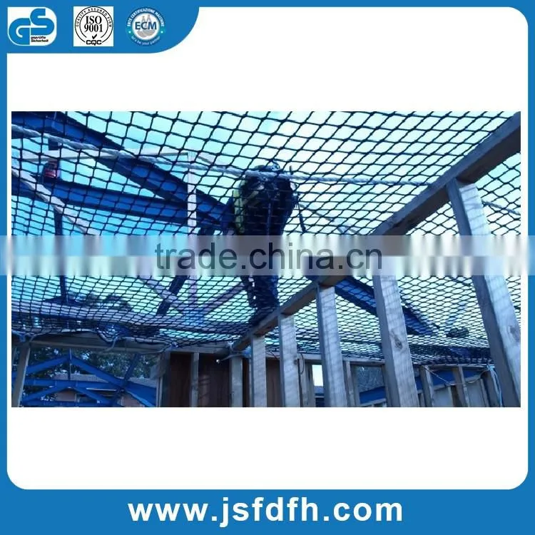 High quality construction knotless safety net fall protection safety netting with lower price