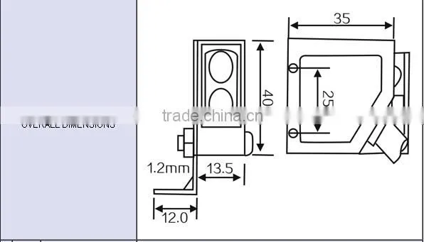 G40 Series 10-30VDC/90-250VAC NPN/PNP/2 Wires with NO/NC/NO+NC output Infrared capacitance Photoelectric Sensor Switches