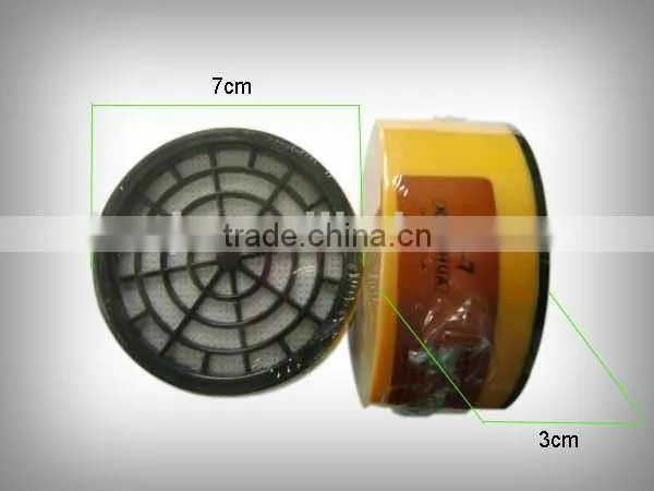 2016 filter respirator TPR gas mask half face gas mask chemical gas mask OEM TPR gas mask single cartridge respirator supplier