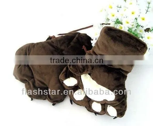 CREATIVE ANIMAL PAW PLUSH GLOVES