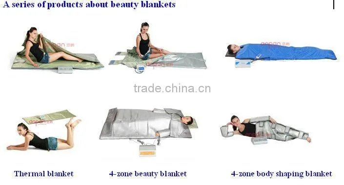 PH-2BIII Carbon Fiber Slimming Sauna Blanket Three Zones Control Temperature