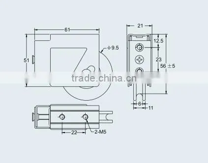 Aluminium door and window wheel 2020-H
