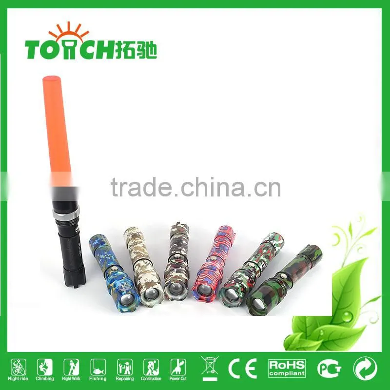 Best Selling Cheap Super Bright LED Military Police Rechargeable Flashlight