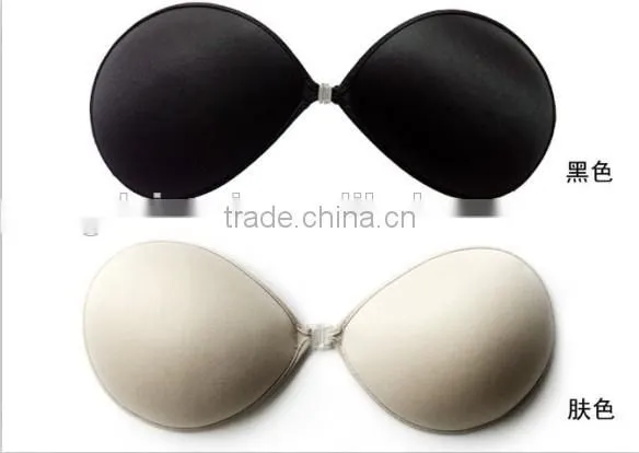 Latest Fashion Women Sexy White Bra Invisible Backless Soft Sponge Bra