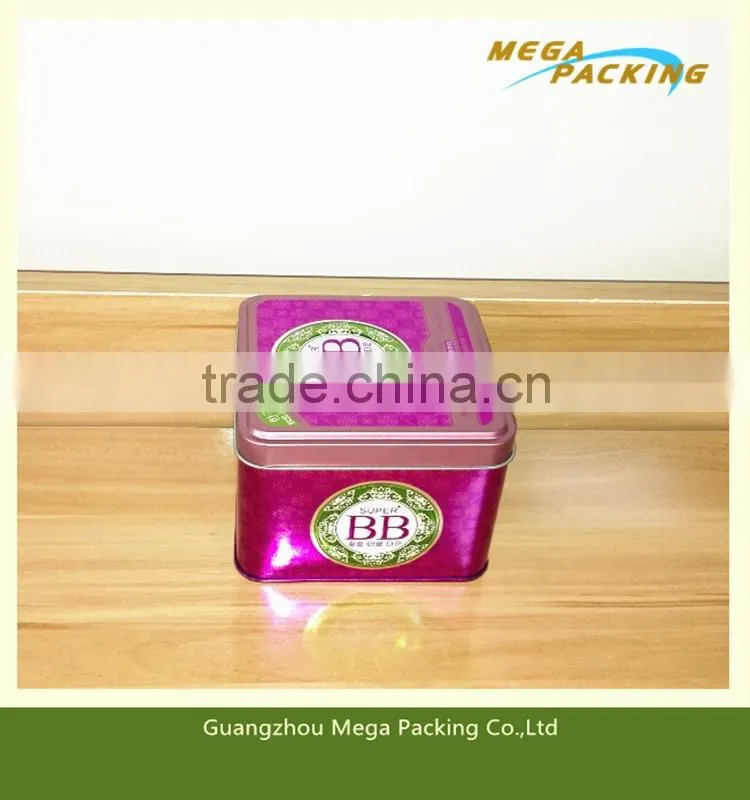 herbal mint slide tin box