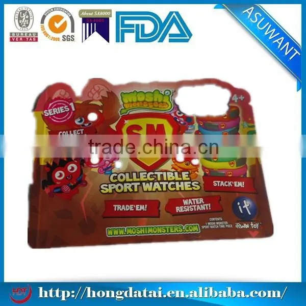 Special shaped three sides sealed custom plastic bags