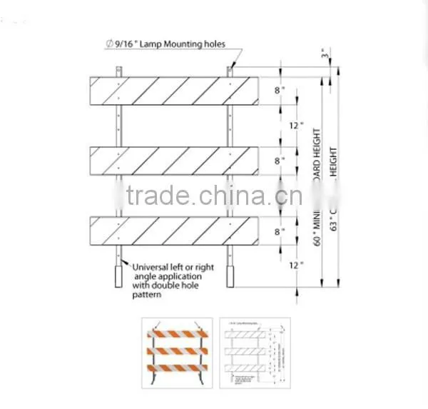 Steel Used Barricades Angle Iron Feet