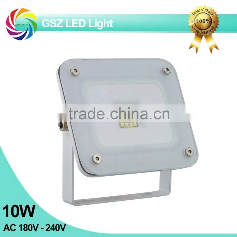 GSZ 10W IP65 high brightness super slim led flood lighting
