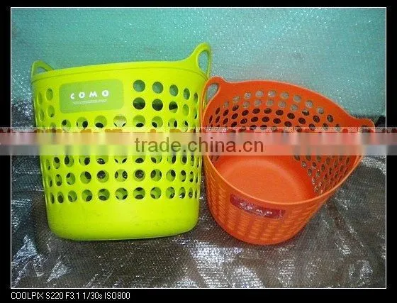 flexible PE baskets,plastic laundry basket."REACH",All purple Trug