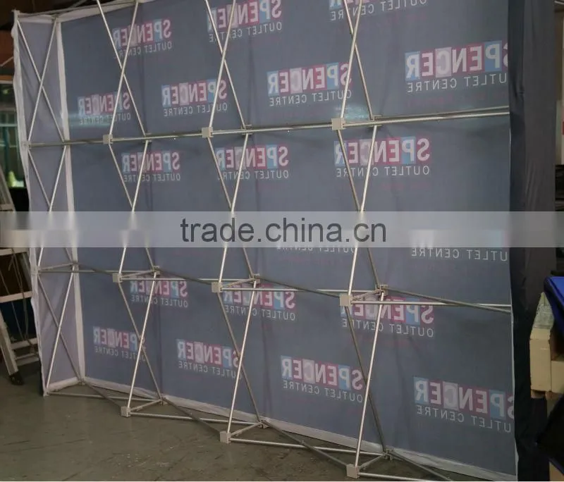 advertising velcro fabric dispaly stand