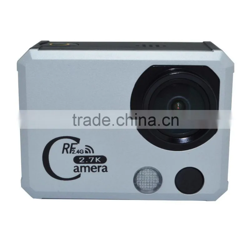 Cheap Ambarella A7LA50 Processor 50 Meters Waterproof Action Camera 2560x1080@30fps 1920x1080@45fps with RF Watch Controller
