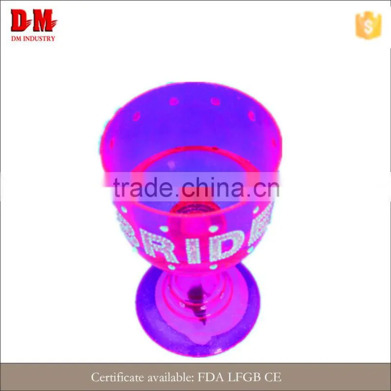850ml LFGB new plastic attractive big champagne glass