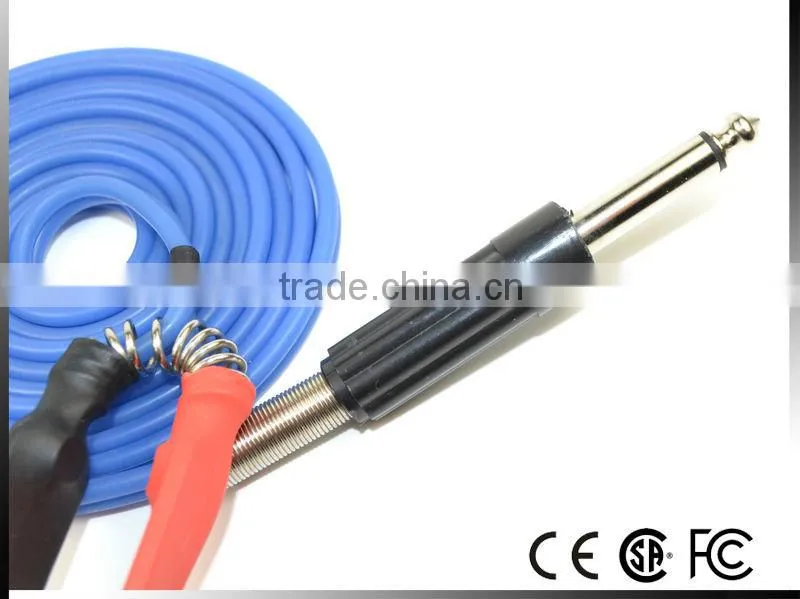New Professional bule color good quality silicone Long Clip Cord For Tattoo Machine tattoo gun