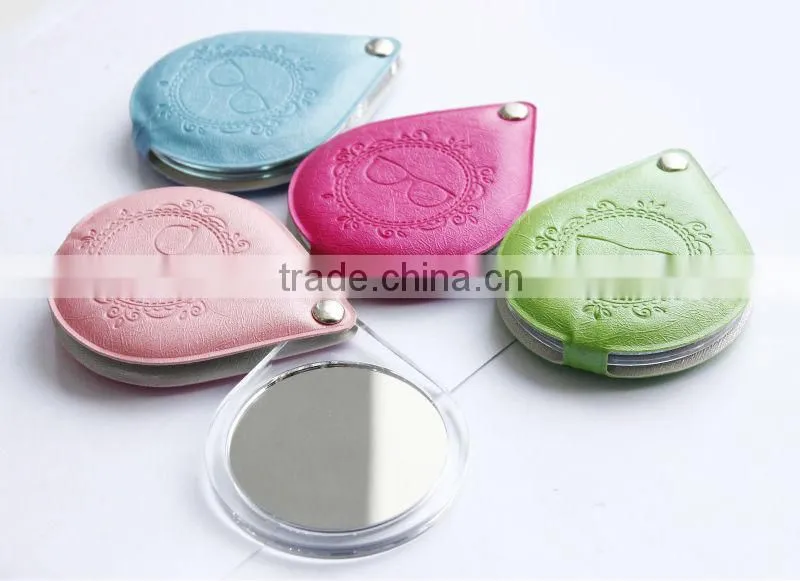 2015 newly crown embossed cheap pocket mirror for wholesale,ME301-E