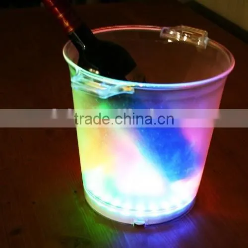 LED fashing ice buckets for Bar / LED ice bucket for beer