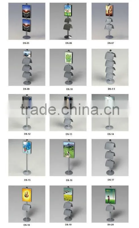 Multifunction literature holder stands