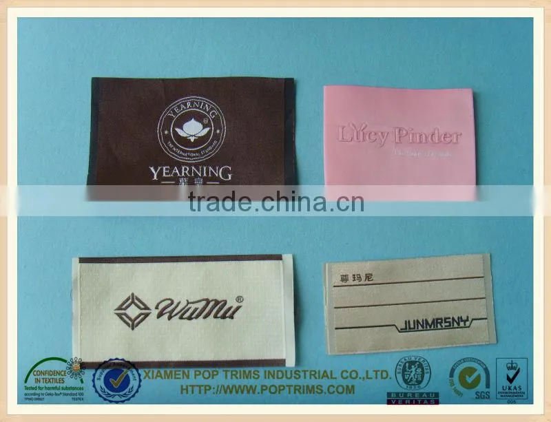 New design custom Woven Label for garment