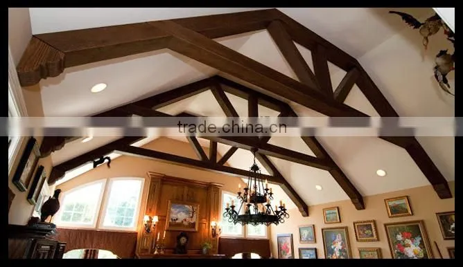 #KU-0002m polyurethane U shape lowes light weight for ceiling decoration faux polyurethane wood beam