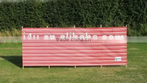 outdoor beach camping windbreak for sale/garden windbreak for fence