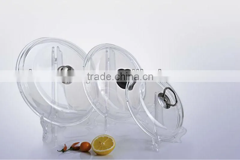 Stainless Round Glass Lid for Pot