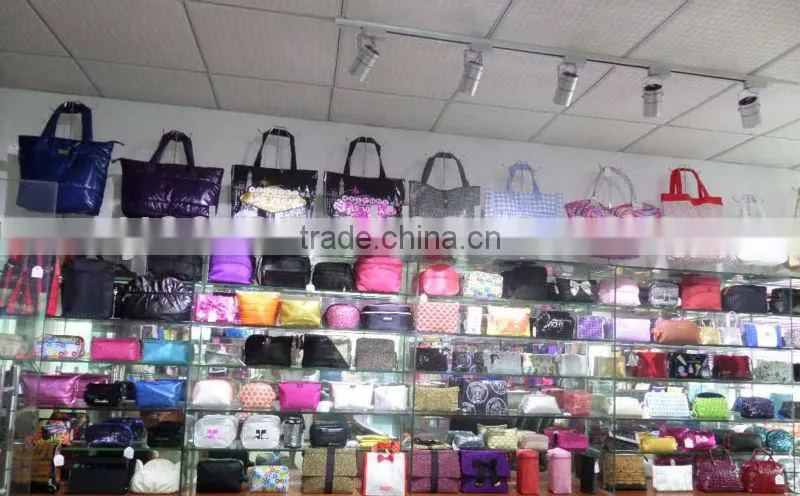 shinny PVC cosmetic bag with printed