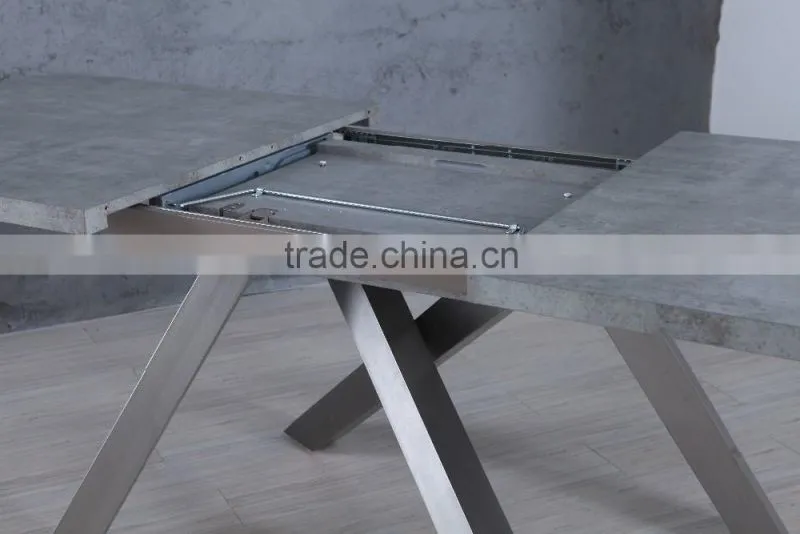 Top sell 1.8m-2.4m mdf extendable dining table